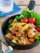 フライパンで10分♪『チキンとポテトのしそガーリックソテー』