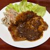 りんごの作ってみた!投稿(時短クリスマスごはん【ポークステーキ粒マスタードソース】)