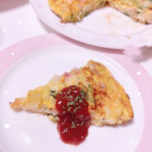 mの作ってみた!投稿(【簡単スパニッシュオムレツ】フライパンで完成!お手軽オムレツ)