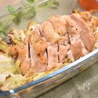 丸ごと焼いてしっとり♪鶏むね肉のオーブン焼き