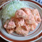 ＼しっとりぷりぷり／鶏ムネ肉の明太マヨソース