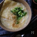 お揚げとかき玉あんかけうどん。