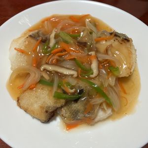 りんごの作ってみた!投稿(【お弁当にも】野菜たっぷり！たらの甘酢あんかけ)
