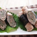 練り梅と味海苔でタレ不要！豚肉の梅シソ巻き