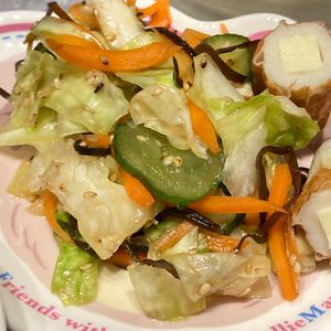 すみれの作ってみた!投稿(【キャベツのパリパリ塩こんぶ和え】浅漬けですぐ食べれる♡)