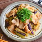 ご飯がススム。豚肉とナスの梅照り炒め