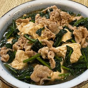 楽ラク手抜キッチン🐶🐾の作ってみた!投稿(豆腐とほうれん草の《ごはんがすすむ♡八宝菜風》)