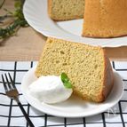 低糖質なふわふわケーキ【全粒粉のバナナシフォンケーキ】