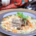 寒い日に！食物繊維たっぷり！豚バラ肉と白インゲン豆の煮込み