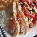 ザクッと卵衣のタイ風チキンかつ、ガイ・トード