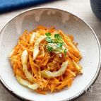 【にんじんとちくわのごまマヨ和え】レンジで簡単／作り置き