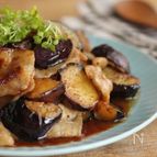 ご飯がすすむ！豚バラとナスの甘酢炒め