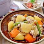 野菜が美味しい！！『豚こま肉で作る無水肉じゃが』