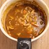 トロ〜リ温玉♪濃厚カレーうどんの工程3