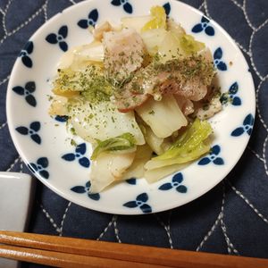 M＊Pの作ってみた!投稿(簡単おつまみ！白菜とベーコン炒め)