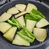 素麺つゆで茄子とピーマンの揚げ浸しの工程3