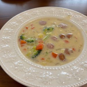 こむぎの作ってみた!投稿(バター生クリーム不使用♡基本のヘルシークリームシチュー)