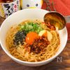 中華そばでピリ辛桃ラーマヨまぜそばの工程3