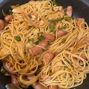 なつみかんの作ってみた!投稿(洋食屋さんの基本ナポリタン)