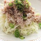豚肉キャベツのゴマたっぷり！中華風おつまみ