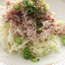豚肉キャベツのゴマたっぷり！中華風おつまみ