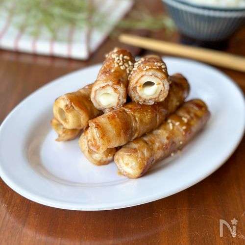 巻いて焼くだけ｢ちくわの肉巻き｣