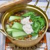 鶏団子となめこの中華スープ