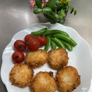 そら・ゆずの作ってみた!投稿(サクサクふんわり♪はんぺんとカニカマで作る【海老カツ】)