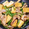 行列の定食屋さんの🍚もちもち厚揚げの豚のしょうが焼き🤩の工程5