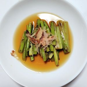 ふうかの作ってみた!投稿(シンプルが美味しい！アスパラの焼き浸し)