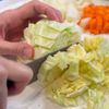 給食で大人気！【具沢山ミネストローネ】の工程1