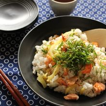 鮭とたくわんのちらし寿司