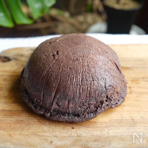 簡単！5分でふわふわ【米粉チョコ蒸しパン】