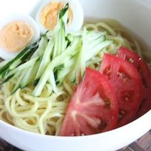 冷凍めんで作る☆冷やしラーメン