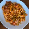 しぃちゃんの作ってみた!投稿(パスタより美味しい!?『うどんナポリタン』ランチに最適♡)