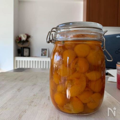 甘さ控えめ金管の白ワインシロップ煮