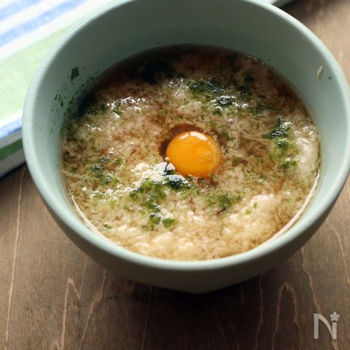 ♡〖そうめんつけだれ〗おろし長芋の月見だれ（冷製）