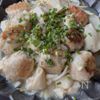 【れんこん団子とトロトロ豆腐のもやしあんかけ】の工程9