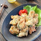 【もみこんで揚げ焼きするだけ】鶏ささみの磯辺揚げ♪