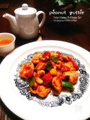 鶏むね肉のピーナッツバター炒め