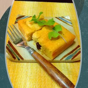 チョロリスの作ってみた!投稿(【柿のヨーグルトポムポム】混ぜて焼くだけ！)