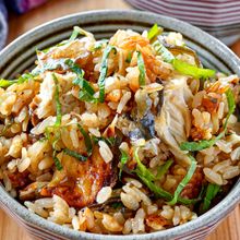 【塩さばと大葉の炊き込みご飯】調味料1つ！お魚をおいしく♡