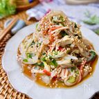 節約食材で！『もやしとカニカマとえのきのとろみねぎポン酢』