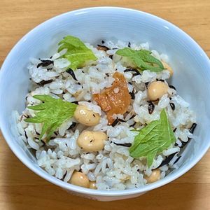 キャピタンの作ってみた!投稿(おかわり間違いなし♪【梅ひじき混ぜご飯】)