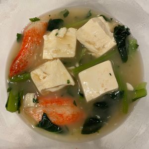 おかか昆布🍙の作ってみた!投稿(カニかま豆腐の中華あん【#簡単 #レンジ #ヘルシー】)