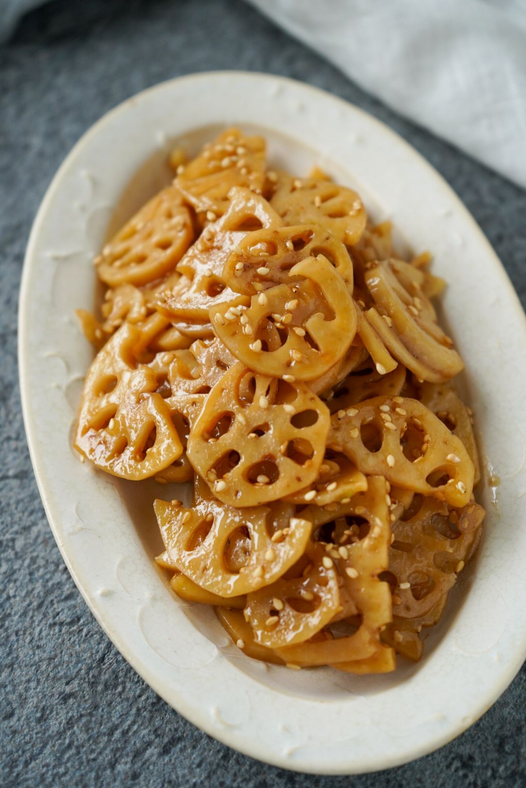 1分副菜『甘辛オイスター蓮根』レンジで簡単！お弁当にも♡ | レシピ