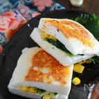 簡単おつまみ、はんぺんチーズのバター焼き