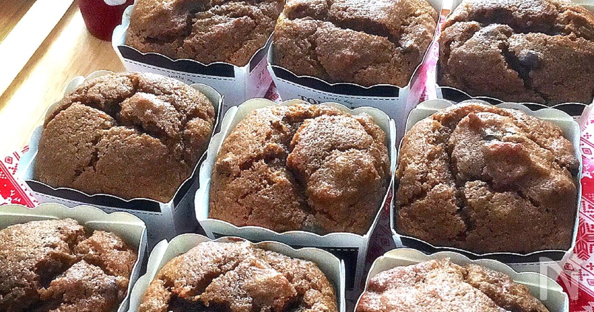 混ぜて焼くだけ失敗なし♡米粉とおからのコーヒーマフィン