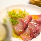 昆布茶で旨味爆発‼︎『ブリとディルのレモンカルパ』