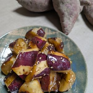 maronの作ってみた!投稿(フライパン10分！【カリッホクッ！大学芋】揚げ焼きで簡単♩)
